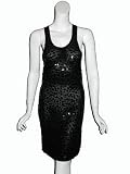 FUMBLIN FOE Sequin Tank Dress in Black