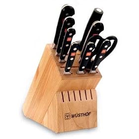 Wusthof Classic 10-Piece Deluxe Block Set