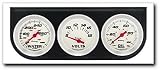 iEquus Performance White Dial Performance 2 Triple Gauge Kit