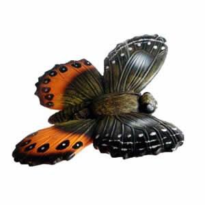 Clark Collection Brown Butterfly 1 x 3 x 3 inches by