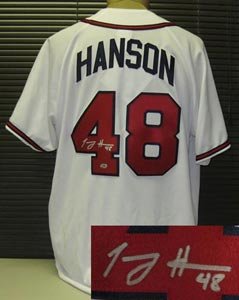 Tommy Hanson Signed Atlanta Braves Jersey