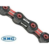 KMC X10SL DLC Black Red Chain
