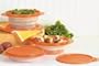 Tupperware Set of Three 4 Cup Flat Out Containers