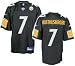 Ben Roethlisberger Black Reebok NFL Premier Pittsburgh Steelers Jersey - Large