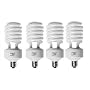 Full Spectrum Light Bulb - ALZO 45 watt Photo CFL 5500K - Case of 4 - Daylight balanced 5500K - pure white light