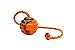 PlayfulSpirit Durable Natural Rubber Ball on a Rope - Perfect Dog Training, Exercise and Reward Tool - Medium Size Dog Toy for Fetch, Catch, Throw and Tug War Plays â€“ Happy Playtime Guaranteed