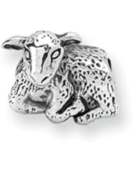 Lamb Charm in Silver for 3mm Charm Bracelets