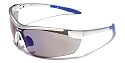 Sunglasses Wrap Style X6 UV400 Lens for Baseball, Softball, Cycling, Golf, Kayaking and All Active Sports