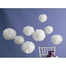 Martha Stewart Crafts Pom Poms, Medium White