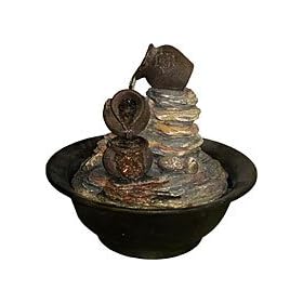  Three Urns Tabletop Fountain