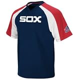 Chicago White Sox Majestic Cooperstown Navy V-Neck Crusader Jersey - M