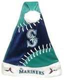 Seattle Mariners Color Block Santa Hat