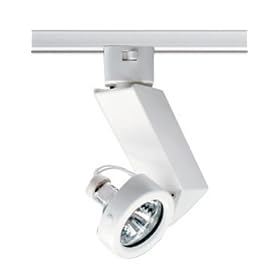 Juno Lighting T805WH Trac-Master Slants Low Voltage MR16 Gimbal Ring Lamp Holder, White