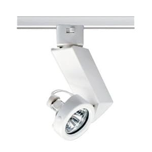 Juno Lighting T805WH Trac-Master Slants Low Voltage MR16 Gimbal Ring Lamp Holder, White by Juno