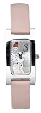 Barbie Children's Pink Leather Strap Watch #BC0237TIN