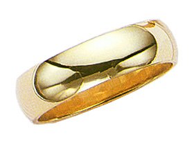 Men's 3MM 14kt Gold Wedding Band