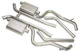 Flowmaster (17118) Dual Rear Exit Exhaust Systems - SS, 5.7L, All 2.25 Tubing After Dual Flanged Cats, Incl. H-Pipe, Hardware, 50 Series SUV/Performance Mufflers, Stainless Tips, American Thunder, Ki