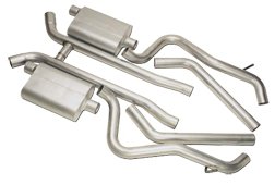 Flowmaster (17153) Dual Rear Exit Exhaust Systems - 5.7L, 3.00"/2.25" Rear Y-Pipe, Hardware, 50 Series Delta Flow Mufflers with 2.50" Stainless Tips (4), Force II, Kit Shipped as # 5006 and # 1012