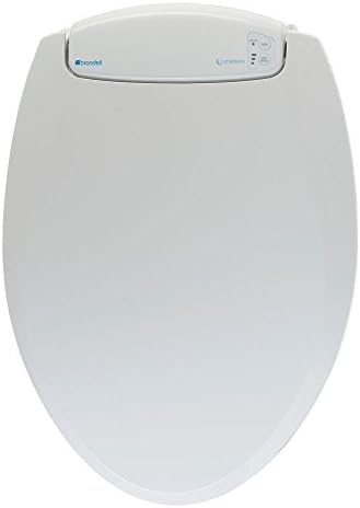 LumaWarm Heated Nightlight Elongated Closed Front Toilet Seat in White