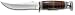 KA-BAR Skinner Stacked Leather Handle Kinife, 8 1/8 Inch,Leather Sheath