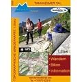 Tannheimer Tal 1 : 25 000 Topographische Wanderkarte: Wandern, Biken, Information. GPS compatible