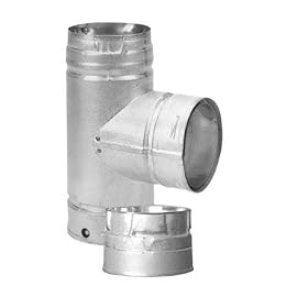 SIMPSON DURAVENT 33166 CORN STOVE TEE VENT PIPE by Corn Stoves