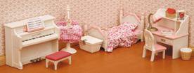 Sylvanian Families - Pretty Pink Bedroom Set