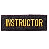 Patch - ''Instructor'' rectangular emblem