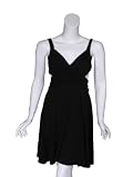 YAYA MOON KATZ Black Tie Back Halter Dress