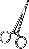 HEMOSTAT, CURV TIP 7-1/2