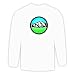 Long Sleeve T-shirt with mountain, peak, range