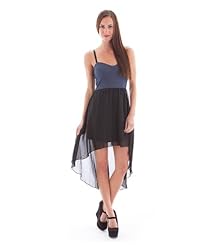 Sleeveless Shirred Stretchy Fitted  Flowy Cocktail High-Low-Hem Chiffon/Polyester/Spandex Fit-and-Flare Sweetheart Club Dress/Evening Dress/Maxi Dress  With Ruffles