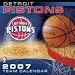 Detroit Pistons 2007 Desk Calendar