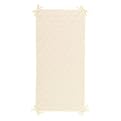 NoJo Ribbed Fleece Sheet Savers 2-pk. - Ivory