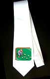 Party Decoration Necktie with feed, animals, body, individuals, individual, humans, girl, poulet, person, human, eating, dish, persons, squat, chicken, food, people