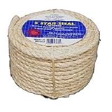 TW EVANS CORDAGE CO 22-600 SISAL ROPE 1/2 x 665'