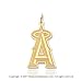 14k Y Gold Los Angeles Angels Stylized Logo Pendant