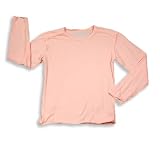 Teeology - Girls Long Sleeve Tee Shirt, Peach