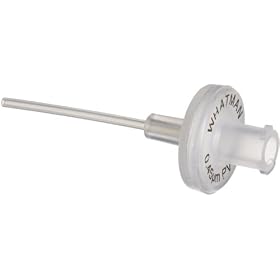 Whatman 67771304 50-Pack Puradisc 13mm Syringe Filters 0.45 PVDF Max Volume 10ml/m