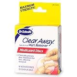 Dr. Scholl's Clear Away Salicylic Acid Wart Remover, Pads & Discs, 18 ea