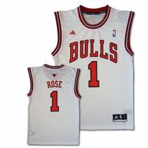 NBA Youth Chicago Bulls Derrick Rose Replica Home Jersey - R28E5Bb5 (White, Large)