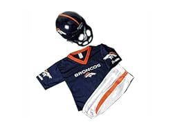 Denver Broncos Youth NFL Team Helmet and Uniform Set