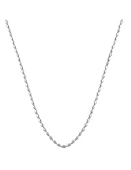 925 Sterling Silver Oval Beads Chain