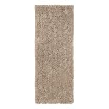 Safavieh SG240D Shag Collection Classic Handmade Taupe Shag Area Runner, 2-Feet 3-Inches by 8-Feet