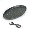 Cast Iron Oval Skillet with Removable Handle