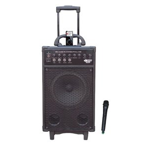 Pyle-Pro PWMA930I 600-Watt VHF Wireless Portable PA System/Echo with iPod Dock