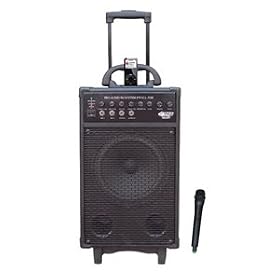 Pyle-Pro PWMA930I 600-Watt VHF Wireless Portable PA System/Echo with iPod Dock Pyle-Pro PWMA930I 600-Watt VHF Wireless Portable PA System/Echo with iPod Dock