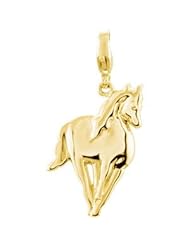 CleverEve Designer Series 14K Yellow Gold 2 grams Polished Horse Charm