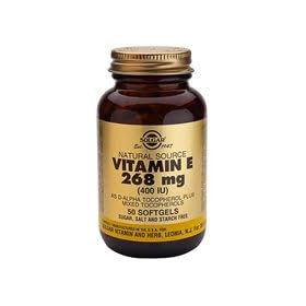 Solgar Vitamin E 268mg - Mixed Tocopherols - 100 x 400iu Softgels