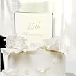 Cathy's Concepts 25th Wedding Anniversary Acrylic Cake Topper
